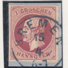 Saksa Reich Hannover Mi 14dII Mi hinta 300€ - pikkukuva 1