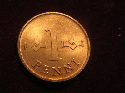 1 penni 1967