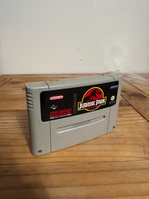 Jurassic Park – Super Nintendo SNES, PAL, pelikasetti, retro