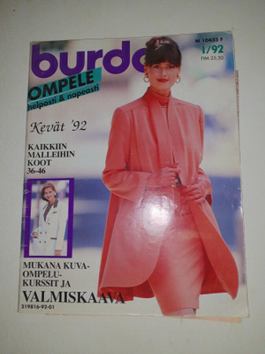 Burda 1/1992 Ompele helposti & nopeasti kevät