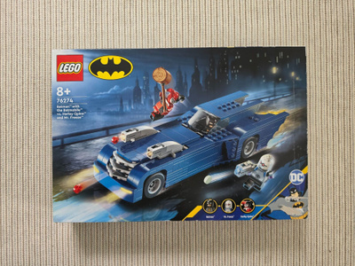 Batman with the Batmobile vs. Harley Quinn and Mr. Freeze