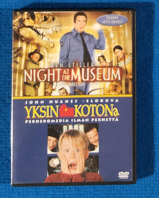 Night at the Museum – yö museossa & Yksin kotona (tupla DVD)