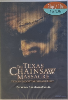 TEXASIN MOOTTORISAHAMURHAT DVD
