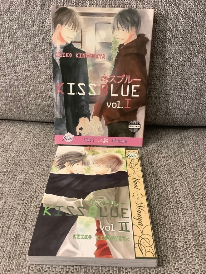 KISS BLUE 1 & 2  (YAOI MANGA)  (ENGL.)