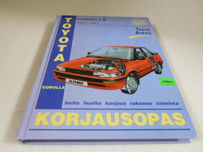 Toyota Corolla vm. 1987-1992 korjausopas!!!