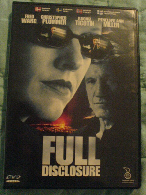 Full disclosure - Täydellinen pljastus , DVD