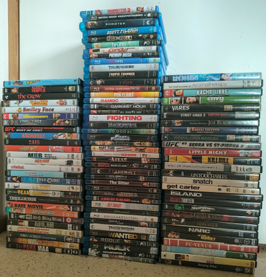 Banaanilaatikkollinen leffoja. BD & DVD