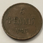 5 penniä 1913 - pikkukuva 1