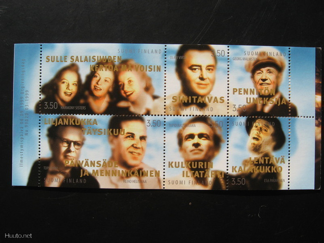 Postimerkkivihko Suomi-viihde 1999 - LaPe V45 **