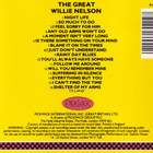 Willie Nelson • The Great Willie Nelson CD - pikkukuva 2