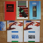 Nokia ja Technophone ohjevihkot 6 kpl + 3310 - pikkukuva 1