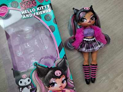 LOL OMG Hello Kitty Kuromi nukke