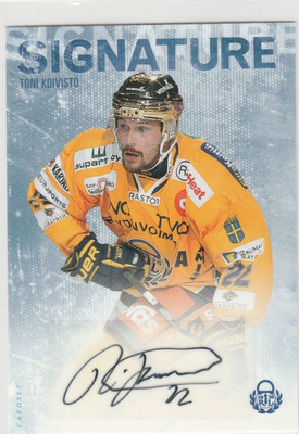 2016/17 Cardset Signature Toni Koivisto , Lukko