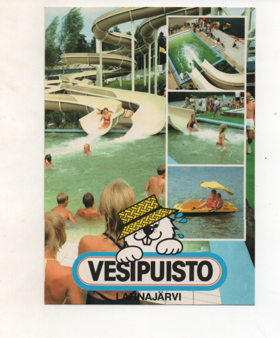 LAHNAJÄRVI- vesipuisto, vanha kulkematon kortti