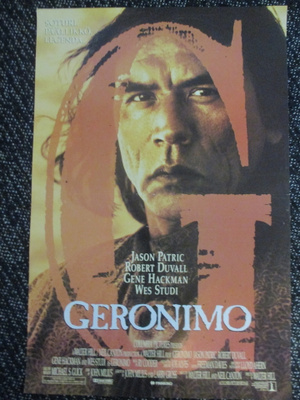 Geronimo (Walter Hill, 1993) - vanha elokuvajuliste