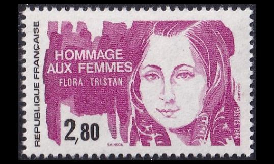 Ranska 2429 ** Flora Tristan (1984)