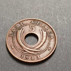 East Africa,five cents 1943 - pikkukuva 4