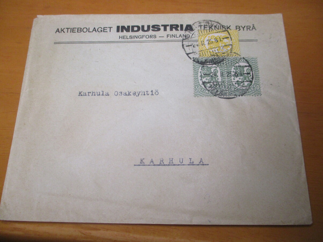 1925 Helsinki Industria Teknisk Byrå kuori