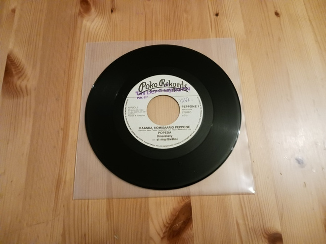 Popeda – Kaasua, Komisaario Peppone 7" 1983 Promo