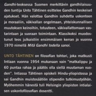 Unto Tähtinen: Gandhi - pikkukuva 3