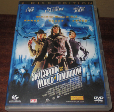 Sky Captain and the World of Tomorrow seikkailu 2dvd-levyä