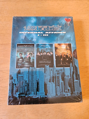 Infernal Affairs -trilogia (3 x DVD, uusi)