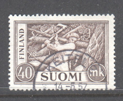 M30 40 mk puunhakkaaja loistoleimalla