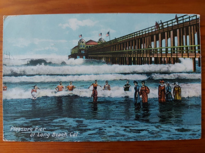 Pleasure Pier at Long Beach, Cal. pk k. 1910
