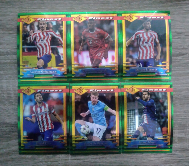 Topps Finest x6 (Messi)