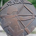 Ronssivärinen merkki 70 Luku. Halkaisija - 40 mm. Hyväkuntoi - pikkukuva 4