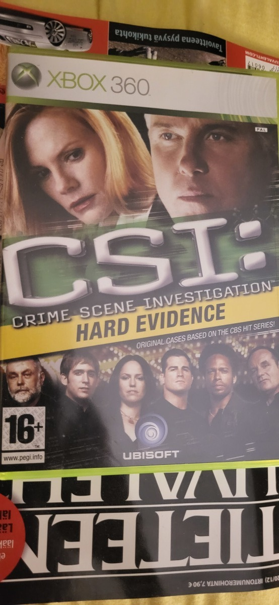 Xbox 360 CSI: Crime Scene Investigation Hard Evidence peli