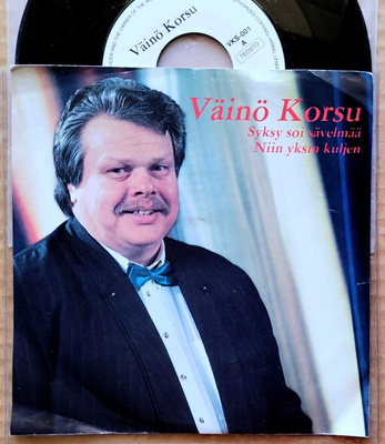 VÄINÖ KORSU & KIMARA: Syksy Soi Sävelmää 7” single + kk 1992