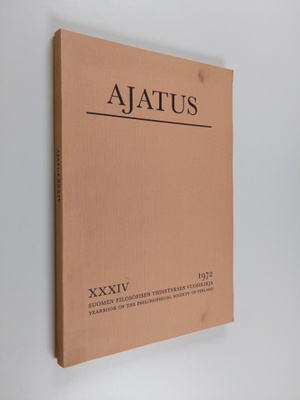 Jaakko (toim.) Blomberg : Ajatus XXXIV : Suomen filosofis...
