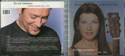 KAIJA KÄRKINEN & ILE KALLIO . 2CD-LEVYÄ . EN VOI UNOHTAA .PA