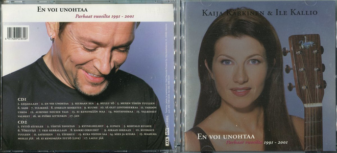 KAIJA KÄRKINEN & ILE KALLIO . 2CD-LEVYÄ . EN VOI UNOHTAA .PA