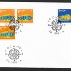 Ruotsi - Europa II 10v 1969 FDC (Fac. 653-654) - pikkukuva 1