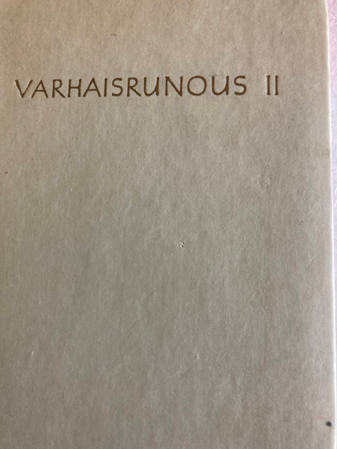 VARHAISRUNOUS II