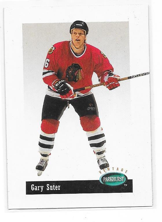 1994-95 Parkhurst Vintage #V74 Gary Suter Chicago Blackhawks