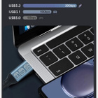USB C - USB C pikalataus/pikadatasiirto 20Gbps / 1m #28755 - pikkukuva 4