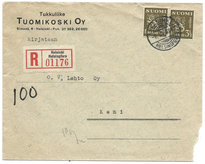 R-kuori Helsinki (1943) firmakuori