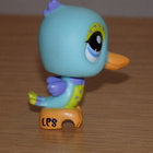 LITTLEST PET SHOP turkoosi KOLIBRI, LINTU #2144 - pikkukuva 4