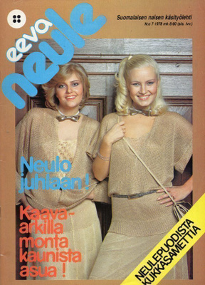 Eeva Neule n:o 7 1978   Kaava-arkki on tallella.
