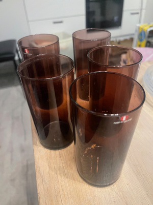 Harvinaiset Iittala i-114 juomalasit 5 kpl, violetti / lila