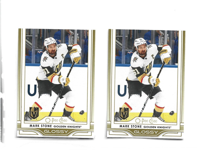 2 X MARK STONE - 1 GLOSSY GOLD - 2025-26 UD