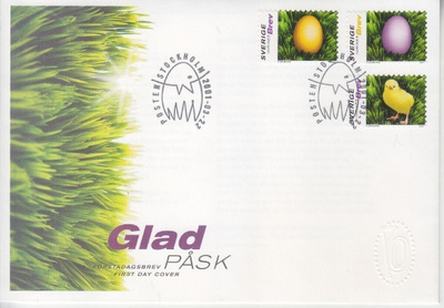 Ruotsi FDC 2001 Pääsiäinen