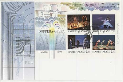 1993 ooppera blokki FDC
