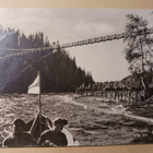 Oulujoki, Leppiniemi, riippusilta,lohipato SMY 720, ei p. - pikkukuva 1