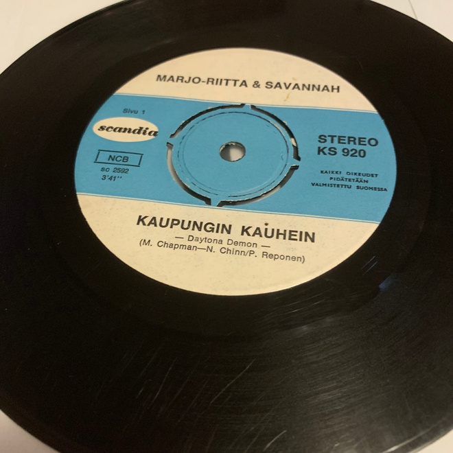 MARJO-RIITTA & SAVANNAH: Kaupungin kauhein* Dynam * FIN 1974