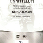 2015-16 Cardset  NIKO OJAMÄKI Ässät Patch - pikkukuva 2