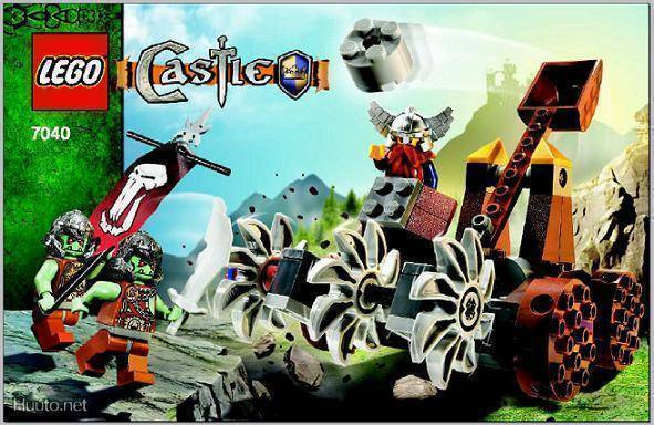 Lego Ohjekirja 7040 : Dwarves' Mine Defender ( Castle )